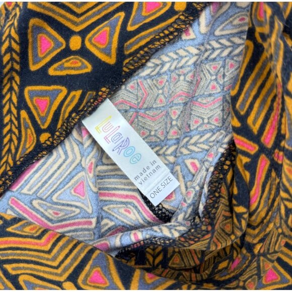 Lularoe One-Size Geometric Print Leggings - Picture 2 of 3